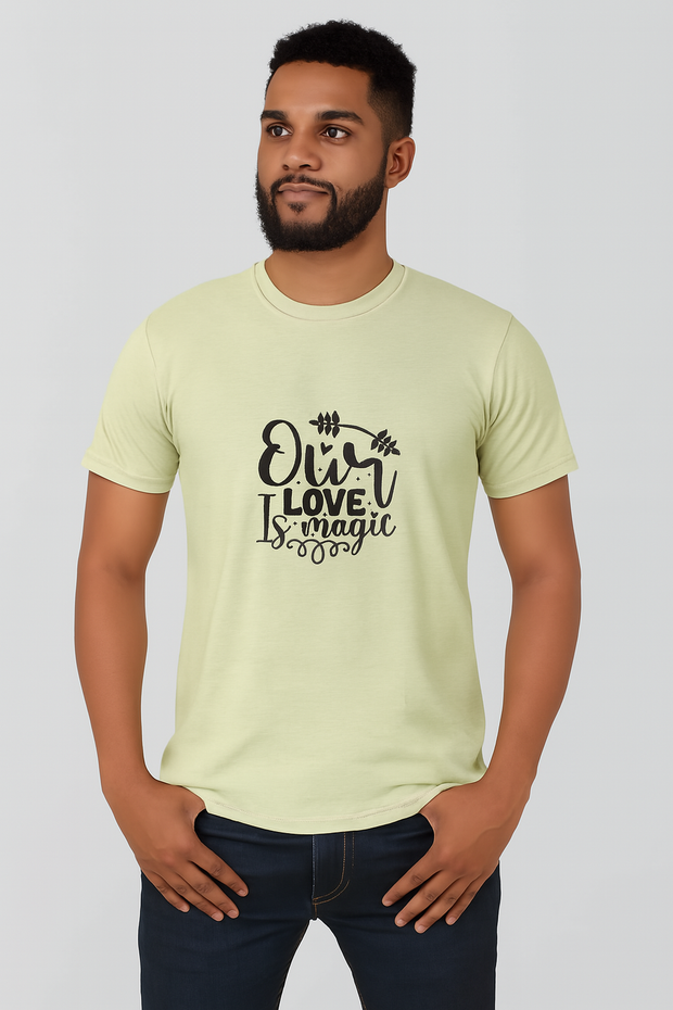 Our Love Is Magic Printed T-shirt