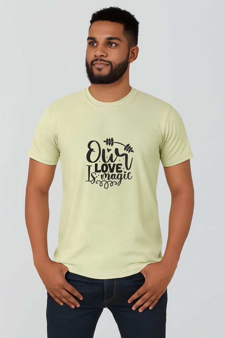 Our Love Is Magic Printed T-shirt