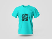 You Make My Heart Smile Printed T-shirt