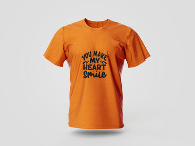 You Make My Heart Smile Printed T-shirt