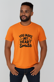 You Make My Heart Smile Printed T-shirt
