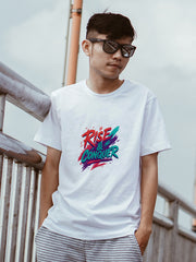 Rise & Conquer Graphic Tee – Men’s Black 180 GSM Premium Cotton